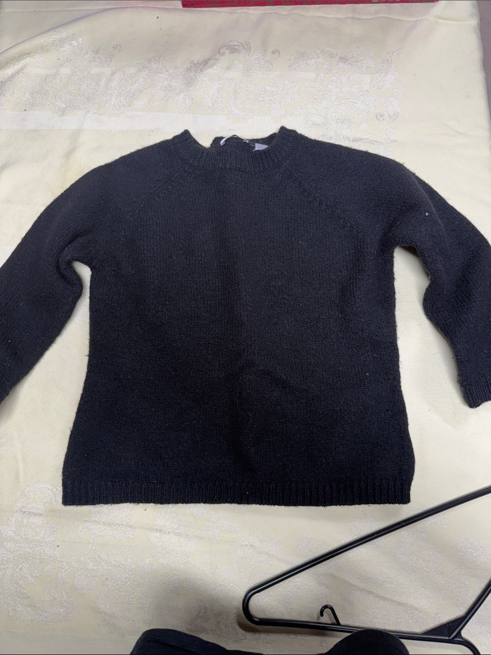 Halogen Black Crew Neck Sweater
